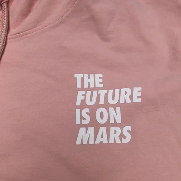 The Future Is On Mars (TFIOM) Hoodie - Peach / Pink - Picture 3 of 11